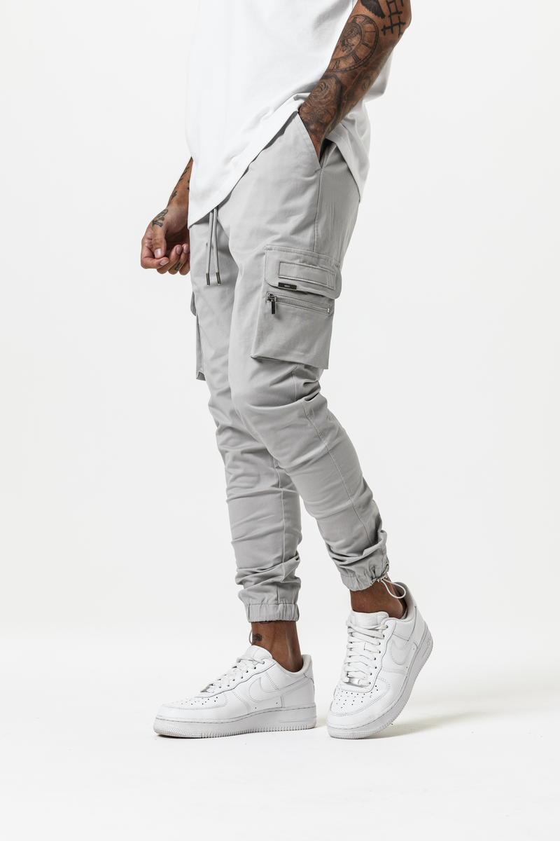 DRAW STRING CARGOS - GREY