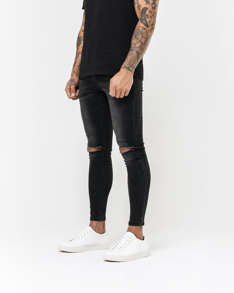 CHARCOAL - OPEN KNEE