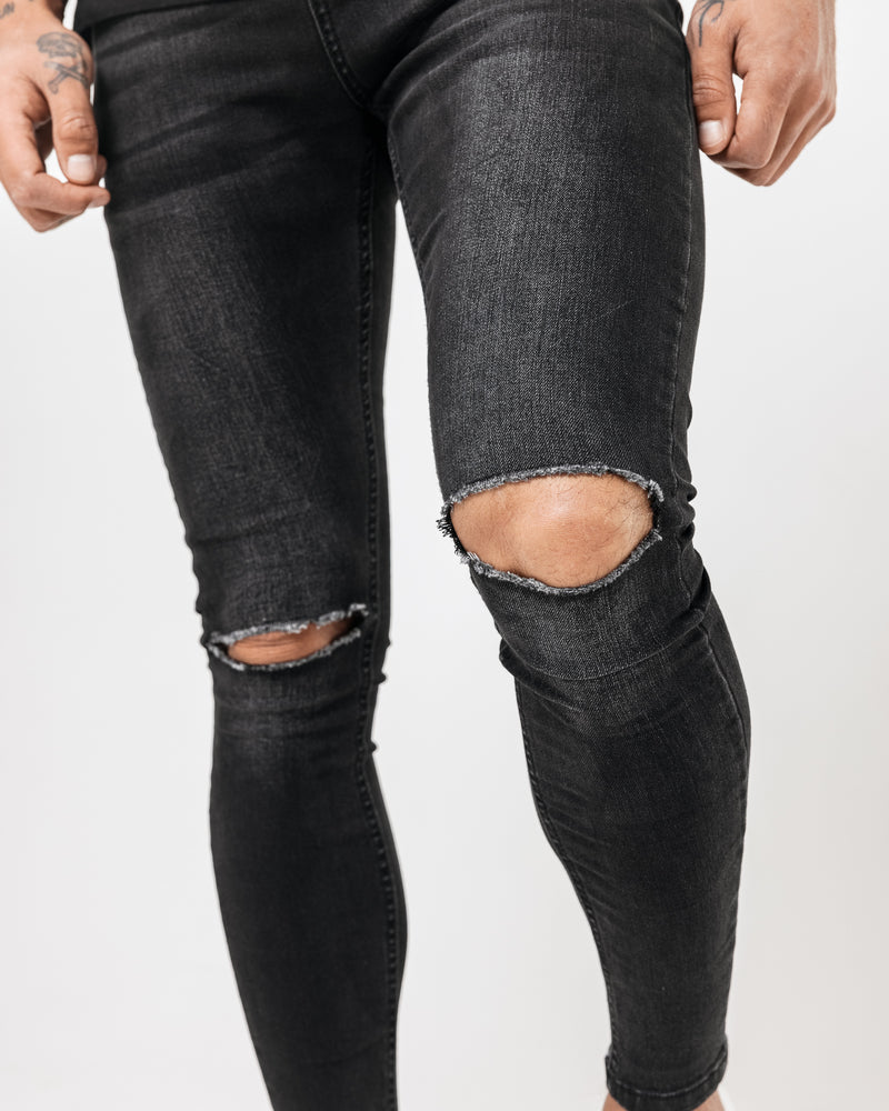 CHARCOAL - OPEN KNEE
