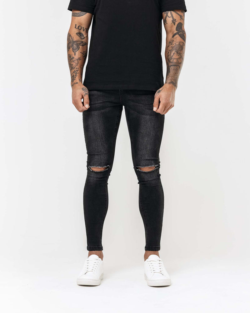 CHARCOAL - OPEN KNEE